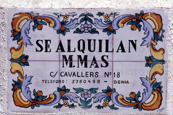 CARTEL REALIZADO EN AZULEJOS
DENIA, EXTERIOR
ALICANTE

This image is not downloadable. Contact us for the high res.