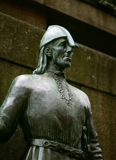 Vaa, Monument érigé en l'honneur des Vikings (détail)
