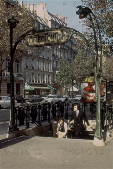 Station de métro Boissière à Paris