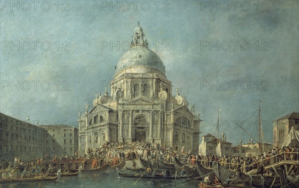 GUARDI FRANCESCO 1712/93
EL DUX LLEGA A SANTA MARIA DE LA SALUD EN VENECIA PARA CONMEMORAR EL FIN DE LA PESTE DE 1630
PARIS, MUSEO LOUVRE-INTERIOR
FRANCIA