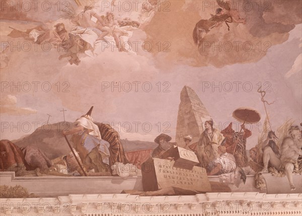 TIEPOLO GIOVANNI BATTISTA 1696/1770
ALEGORIA DE ASIA - FRESCO - 1753
WURZBURG, RESIDENCIA DEL PRINCIPE OBISPO
ALEMANIA