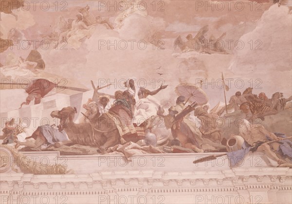 TIEPOLO GIOVANNI BATTISTA 1696/1770
ALEGORIA DE AFRICA  LAS CONSTELACIONES Y LOS DIOSES ANTIGUOS - FRESCO -  1753
WURZBURG, RESIDENCIA DEL PRINCIPE OBISPO
ALEMANIA