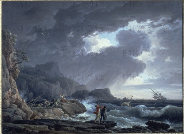 VERNET CLAUDE JOSEPH 1714/89
TORMENTA EN EL MAR - O/L - S XVIII
COLECCION PARTICULAR

This image is not downloadable. Contact us for the high res.