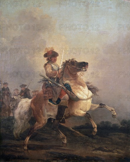 CASANOVA FRANCOIS
EL CORACERO - S XVIII
PARIS, MUSEO LOUVRE-INTERIOR
FRANCIA
