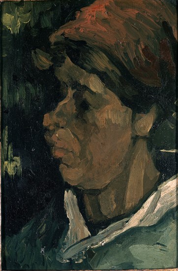 Van Gogh, Head of a Peasant Woman with Dark Cap