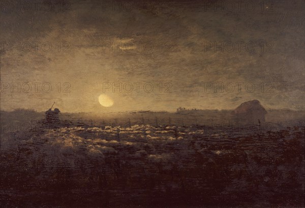 MILLET JEAN FRANCOIS 1814/75
REDIL CON OVEJAS EN EL CLARO DE LUNA - S XIX
PARIS, MUSEO LOUVRE-INTERIOR
FRANCIA