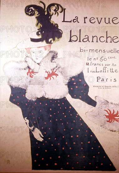 TOULOUSE LAUTREC 1864/1901
LA REVUE BLANCHE - 1895 - 130x95
ALBI, MUSEO TOULOUSE LAUTREC
FRANCIA