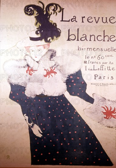 TOULOUSE LAUTREC 1864/1901
LA REVUE BLANCHE - 1895 - 130x95
ALBI, MUSEO TOULOUSE LAUTREC
FRANCIA