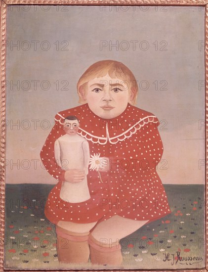 ROUSSEAU HENRI 1844/1910
LA NIÑA Y LA MUÑECA - 1905 - 66,5x51 - PINTURA NAÏF
PARIS, COLECCION WALTER GUILLAUME
FRANCIA