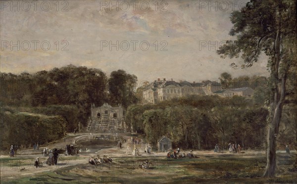 Daubigny, Vue de château de Saint-Cloud