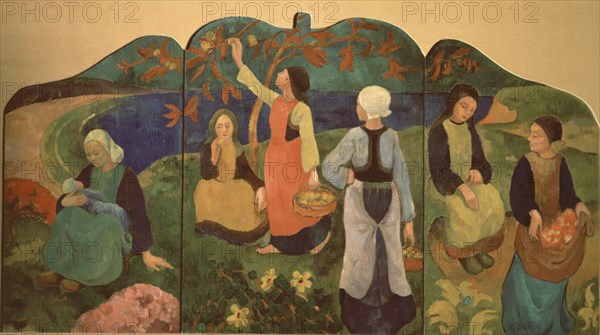 SERUSIER PAUL 1863/1927
TRIPTICO DE PONT AVEN - S XX - PINTURA NABI