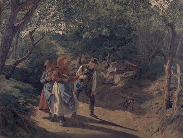 WALDMÜLLER FERDINAND 1793/1865
REENCUENTRO EN EL BOSQUE - S XIX - O/L - PINTURA AUSTRIACA
VIENA, KUNSTHISTORISCHES MUSEUM
AUSTRIA