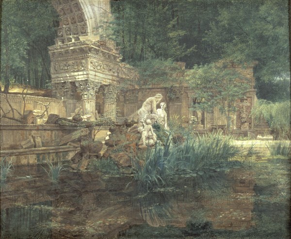 WALDMÜLLER FERDINAND 1793/1865
LAS RUINAS ROMANAS DE SCHÖNBRUNN - S XIX - PINTURA AUSTRIACA
VIENA, GALERIA AUTRICHIENNE
AUSTRIA