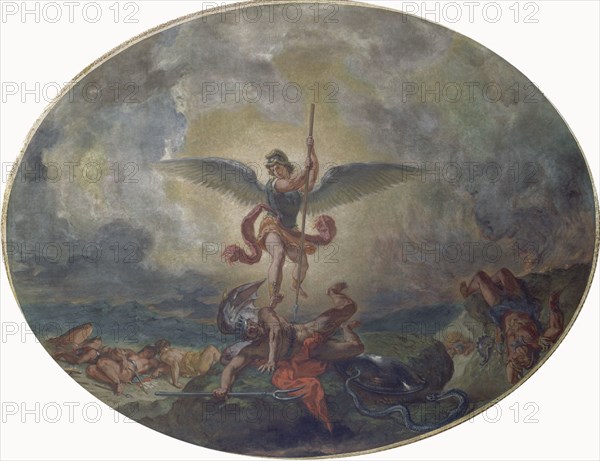 Delacroix, St Michael defeats the Devil