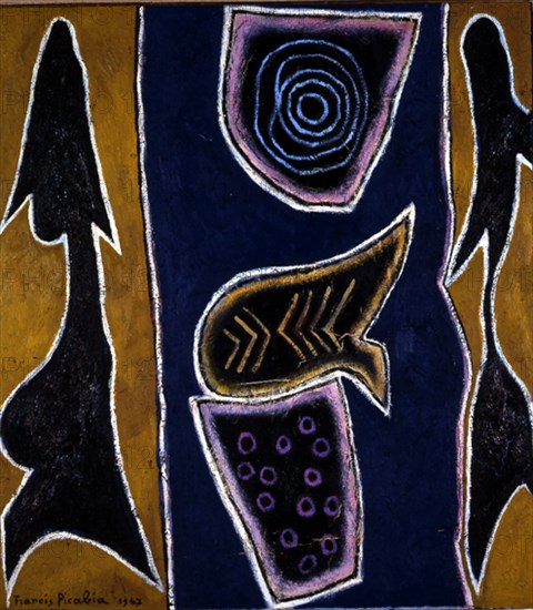 PICABIA FRANCIS 1879-1953
TITULO DESCONOCIDO - 1947 - 100x90 - O/L
NIZA, VILLA ARSON
FRANCIA