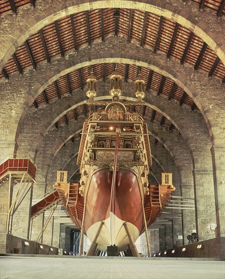 GALERA REAL DE JUAN DE AUSTRIA SOBRE BAUPRES - S XVI
BARCELONA, ATARAZANAS/MUSEO MARITIMO
BARCELONA

This image is not downloadable. Contact us for the high res.
