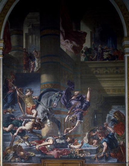 Delacroix, Heliodore chassé du Temple