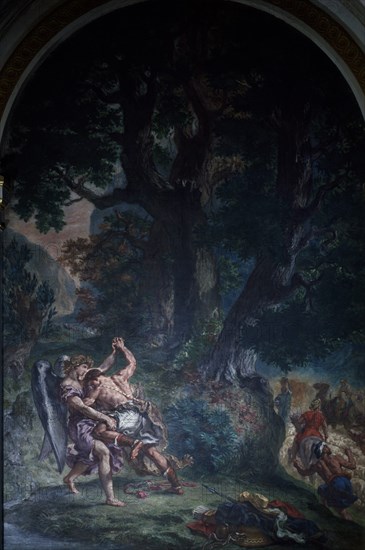 Delacroix, Jacob wrestling with the angel