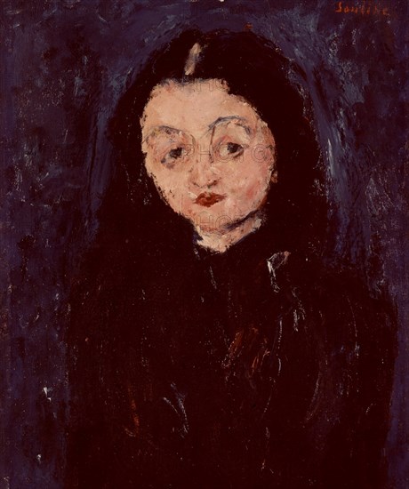 SOUTINE CHAÏM 1894/1943
RETRATO FEMENINO - S XX - EXPRESIONISMO FRANCES