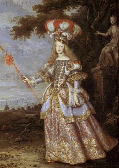 THOMAS JAN YPRES 1617/78
LA EMPERATRIZ MARGARITA TERESA EN TRAJE DE PASTORA - 1667 - 33,3x24,7 - BARROCO FLAMENCO
VIENA, KUNSTHISTORISCHES MUSEUM
AUSTRIA