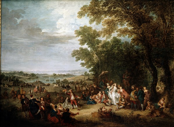 BAR BONAVENTURE DE 1700/29
FIESTA CAMPESTRE - S XVIII - BARROCO FRANCES
PARIS, MUSEO LOUVRE-INTERIOR
FRANCIA