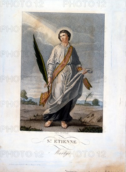 FLANDRIN HYPPOLITE 1809/64
SAN ESTEBAN MARTIR - S XIX - NEOCLASICISMO FRANCES