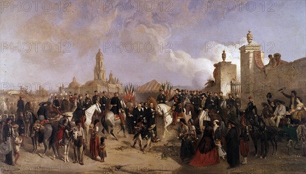 BEAUCE JEAN ADOLPHE 1818/75
ENTRADA DEL CUERPO EXPEDICIONARIO EN MEXICO - 1863 - O/L
VERSALLES, PALACIO
FRANCIA