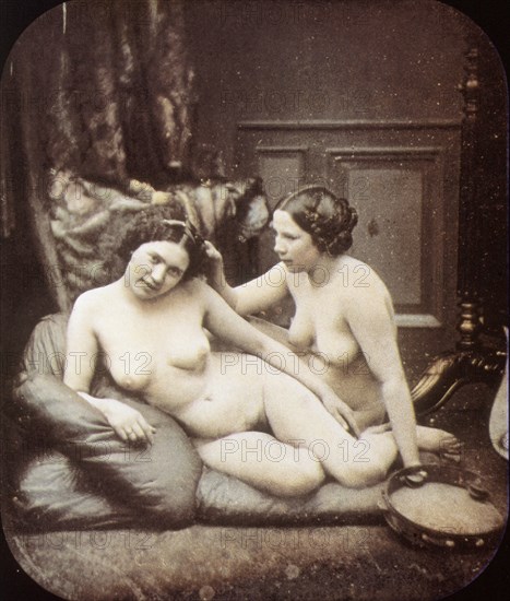 MOULIN JACQUES F
RETRATO DE DOS MUJERES DESNUDAS - FOTOGRAFIA REALIZADA HACIA 1854
MADRID, COLECCION SANCHEZ VIGIL
MADRID