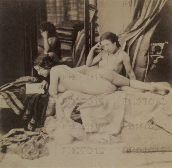 RETRATO DE DOS MUJERES - FOTOGRAFIA REALIZADA EN 1855 - ORIGINAL EN LA BIBLIOTECA NACIONAL DE PARIS
MADRID, COLECCION SANCHEZ VIGIL
MADRID