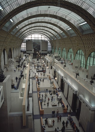 AULENTI GAE
INTERIOR-VISTA DE LA GALERIA CENTRAL DE ESCULTURA DEL S XIX
PARIS, MUSEO DE ORSAY
FRANCIA