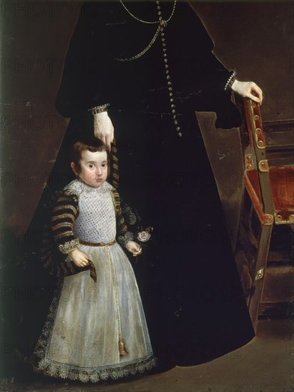 Velázquez, Doña Antonia de Ipeñarrieta y Galdós and Her Son Don Luis (detail)