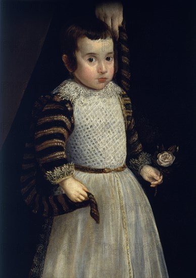 Velázquez, Doña Antonia de Ipeñarrieta y Galdós and Her Son Don Luis (detail)