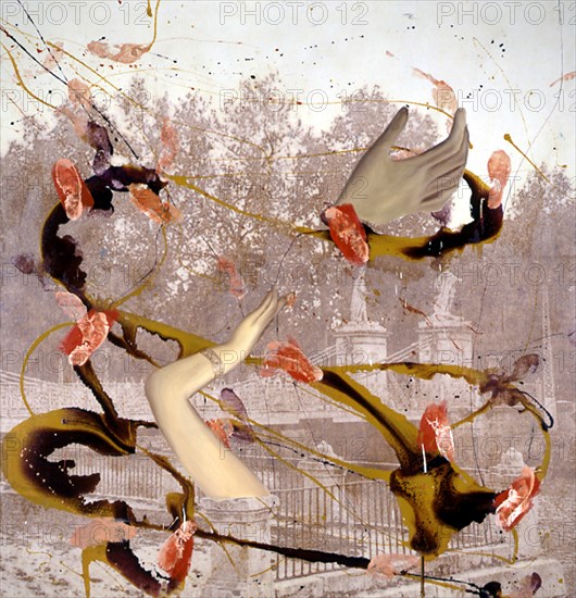 GALINDO JORGE 1964/
LES FONDS DE LA PINTURA - 2000 - TECNICA MIXTA SOBRE LIENZO - 280x270
BOROX, COLECCION JORGE GALINDO
TOLEDO