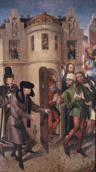 MAESTRO DE SANTA GUDULA
LIBERACION DE PRISIONEROS - LEYENDA DE SAINT GERY - 1480
CLUNY, MUSEO
FRANCIA
