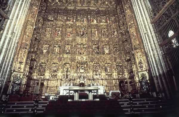 FERNANDEZ ALEMAN JORGE
RETABLO MAYOR - S XV/XVI - ARTE GOTICO - COMENZADO EN 1482 POR PYETER DANCART
SEVILLA, CATEDRAL
SEVILLA

This image is not downloadable. Contact us for the high res.