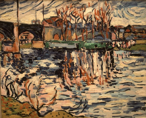 VLAMINCK MAURICE 1876/1958
PAISAJE CON RIO
TEXAS, MUSEO DE ARTE
EEUU