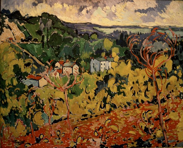 VLAMINCK MAURICE 1876/1958
PAISAJE
TEXAS, MUSEO DE ARTE
EEUU