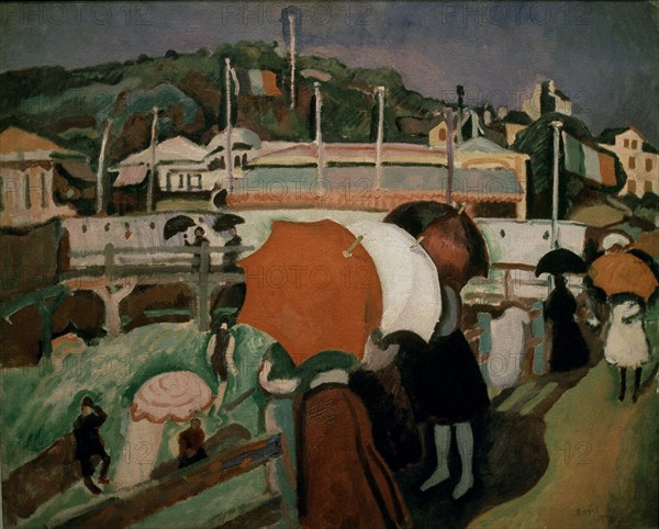 DUFY RAOUL 1877/1953
LOS TRES PARAGUAS-1906
HOUSTON-TEXAS, MUSEO BELLAS ARTES
EEUU