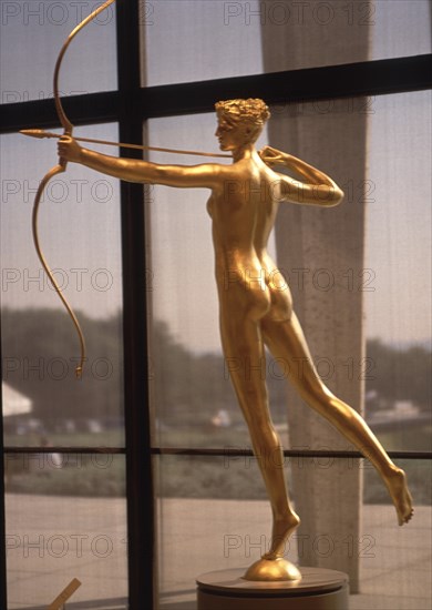 SAINT GAUDENS A 1848/1907
DIANA CAZADORA-ESCULTURA EN BRONCE DORADO
FORT WORTH-TEXAS, MUSEO AMON CARTER
EEUU