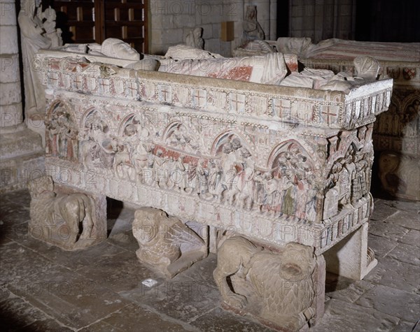 SEPULCRO DEL INFANTE DON FELIPE HIJO DE FERNANDO III EL SANTO - S XIII - GOTICO ESPAÑOL
VILLALCAZAR DE SIRGA, IGLESIA DE SANTA MARIA LA BLANCA
PALENCIA