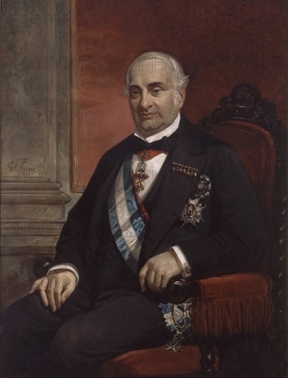 FIERROS DIONISIO 1827/94
RETRATO DE ALEJANDRO MON 1801/82-AUTOR DE LA REFORMA TRIBUTARIA- S XIX PINTURA ROMANTICA
MADRID, ACADEMIA CIENCIAS MORALES POLITICAS
MADRID