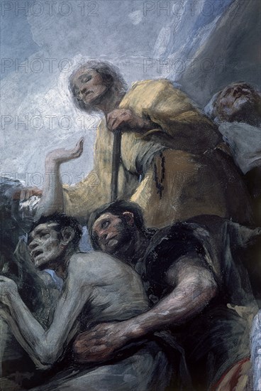 Goya, Le Miracle de Saint Antoine de Padoue (détail)