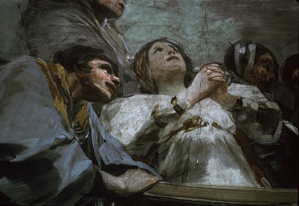 Goya, Le Miracle de Saint Antoine de Padoue (détail)