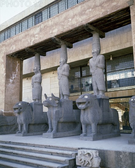 Façade du Temple de Tell Halaf en Syrie