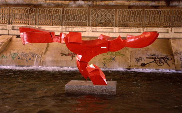 CHIRINO MARTIN 1925
MEDITERRANEA - 1972 - ACERO PINTADO AL DUCO - 150x370x50
MADRID, MUSEO AL AIRE LIBRE DE LA CASTELLANA
MADRID