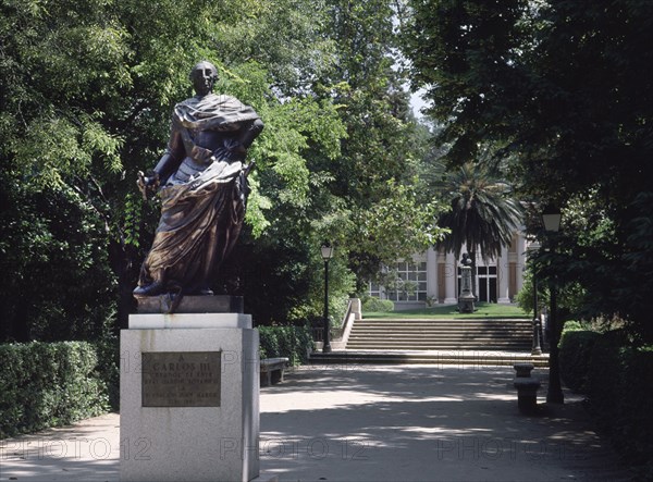 ESTATUA DE CARLOS III CREADOR DEL JARDIN BOTANICO
MADRID, JARDIN BOTANICO
MADRID