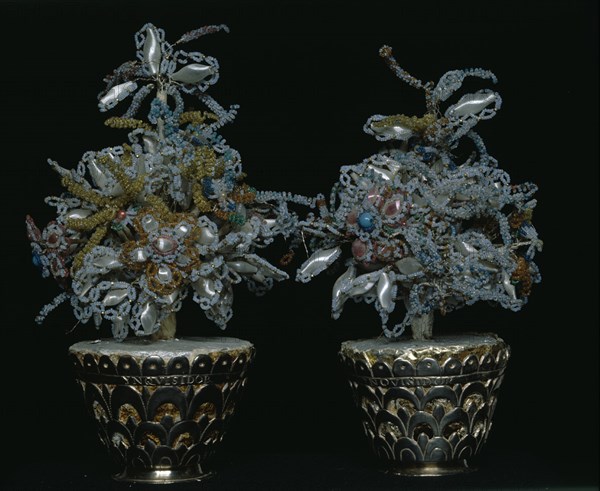 MACETAS DE PLATA CON FLORES ABALORIOS Y OTRAS CUENTAS - S XVIII
TOLEDO, MONASTERIO SANTO DOMINGO EL ANTIGUO
TOLEDO