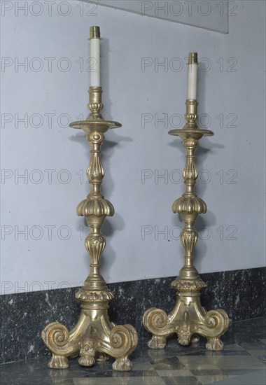 BLANDONES GRANDES DE MADERA GALLONADOS - PAN DE ORO - S XVIII
TOLEDO, MONASTERIO SANTO DOMINGO EL ANTIGUO
TOLEDO