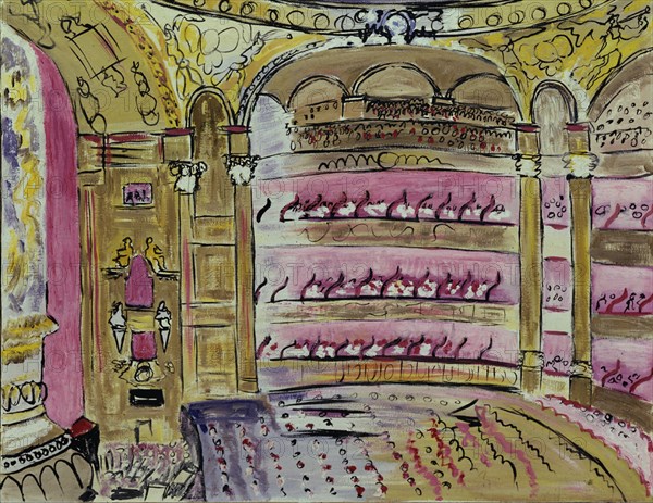 ORONOZ JUAN ANTONIO
INTERIOR DEL TEATRO DE LA OPERA - S XX - (COPIA DE DUFY)
MADRID, COLECCION ORONOZ
MADRID