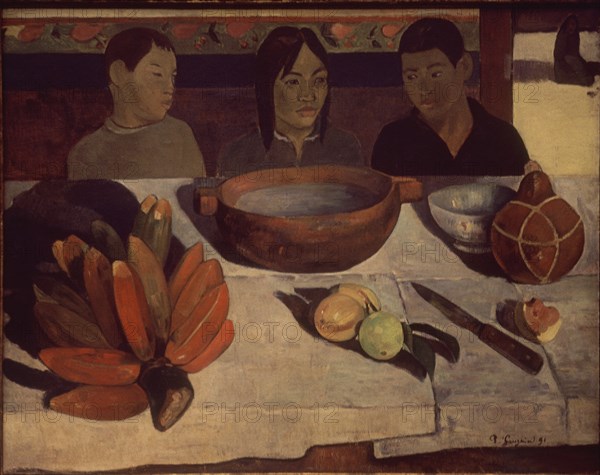 GAUGUIN PAUL 1848/1903
LA COMIDA - 1891 - O/L - 73x92 - POSTIMPRESIONISMO FRANCES
PARIS, MUSEO DE ORSAY
FRANCIA